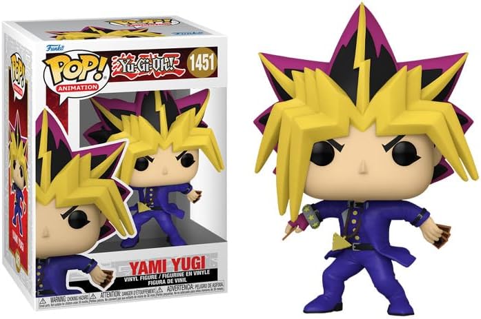 POP Yu-Gi-Oh! – Figura de vinilo Funko de Yami Yugi (Demon Kingdom) (paquete con funda protectora de caja compatible), multicolor, 3.75 pulgadas