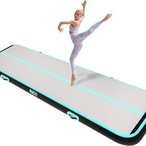 Colchoneta inflable de gimnasia de aire, tapete de entrenamiento de 10131620 pies, 48 pulgadas de grosor, con bomba de aire eléctrica para uso en Colchoneta inflable de gimnasia de aire, tapete de entrenamiento de 10131620 pies, 48 pulgadas de grosor, con bomba de aire eléctrica para uso en