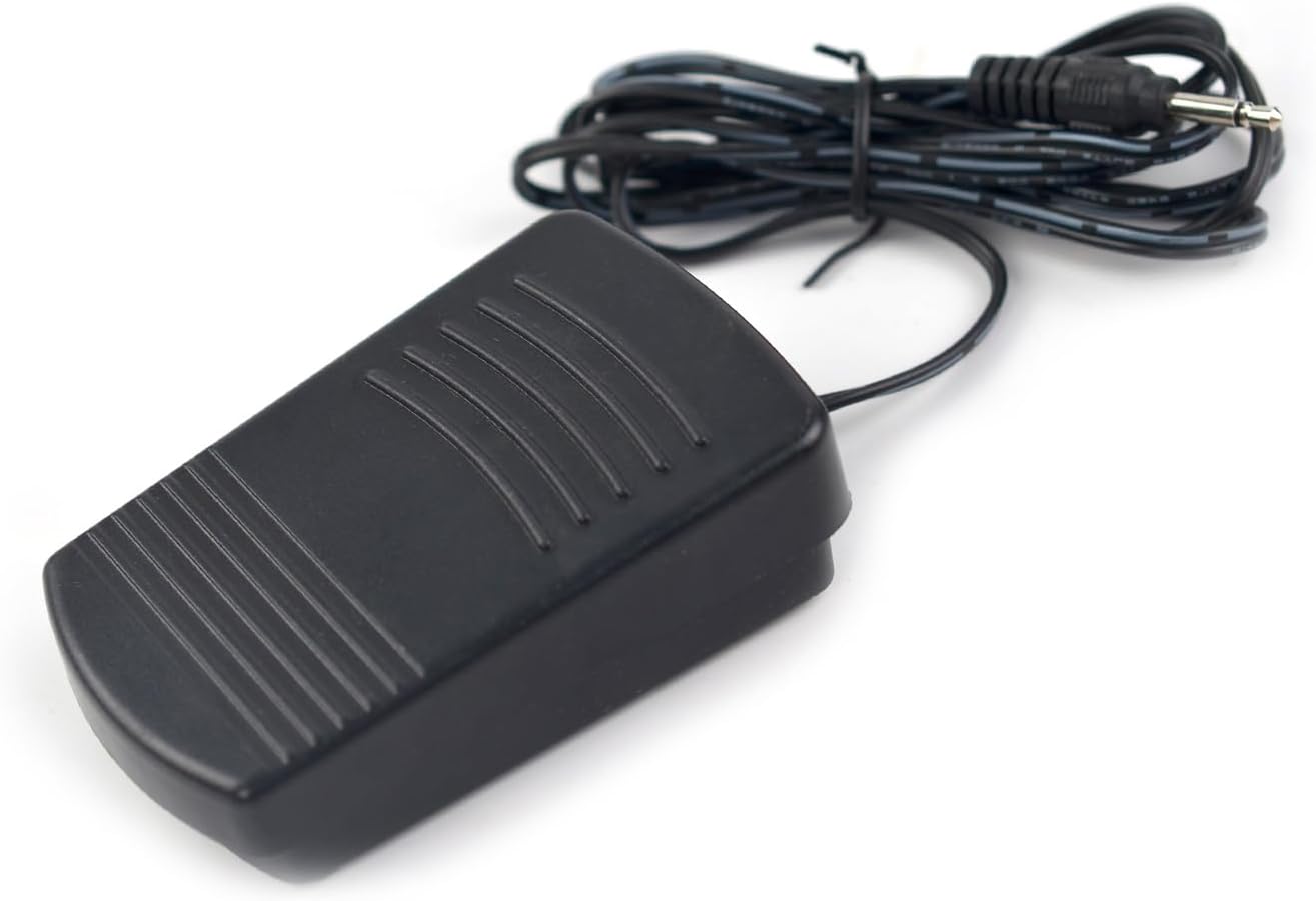 Pedal de pie para máquina de coser, pedal de control de pie y cable de alimentación para máquina de coser, máquina de coser momentánea para el