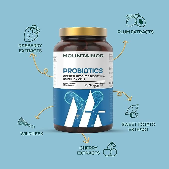 Fórmula probiótica con 50 mil millones de UFC y 16 cepas probióticas – 60 cápsulas vegetales para hombres y mujeres cápsulas probióticas para apoyo