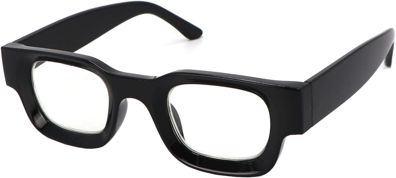 Gafas de lectura cuadradas gruesas para hombres y mujeres, rectángulos, retro, modernos, lentes de lectura