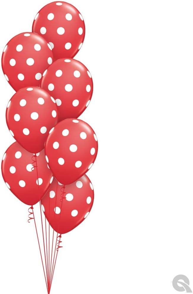 Qualatex Globos de látex, 11 pulgadas, rojo