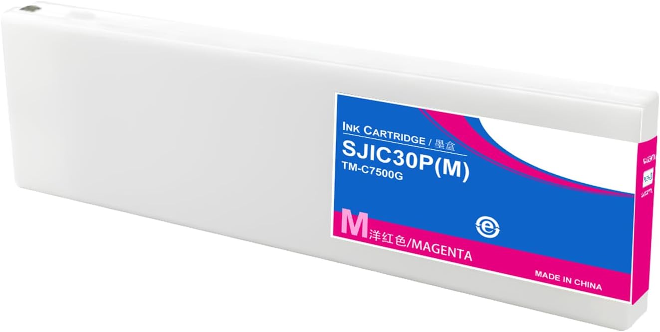 SJIC30P Cartucho de tinta remanufacturado TM-C7500 Cartucho de tinta para COLORWORKS TM-C7500G y C7500GE C33S020637 (magenta, 1 unidad)