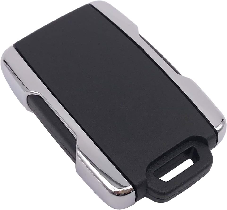 Funda inteligente para llavero GMC Yukon Sierra 1500, Chevrolet Suburban Tahoe, entrada sin llave, control remoto (plata, 5 botones)
