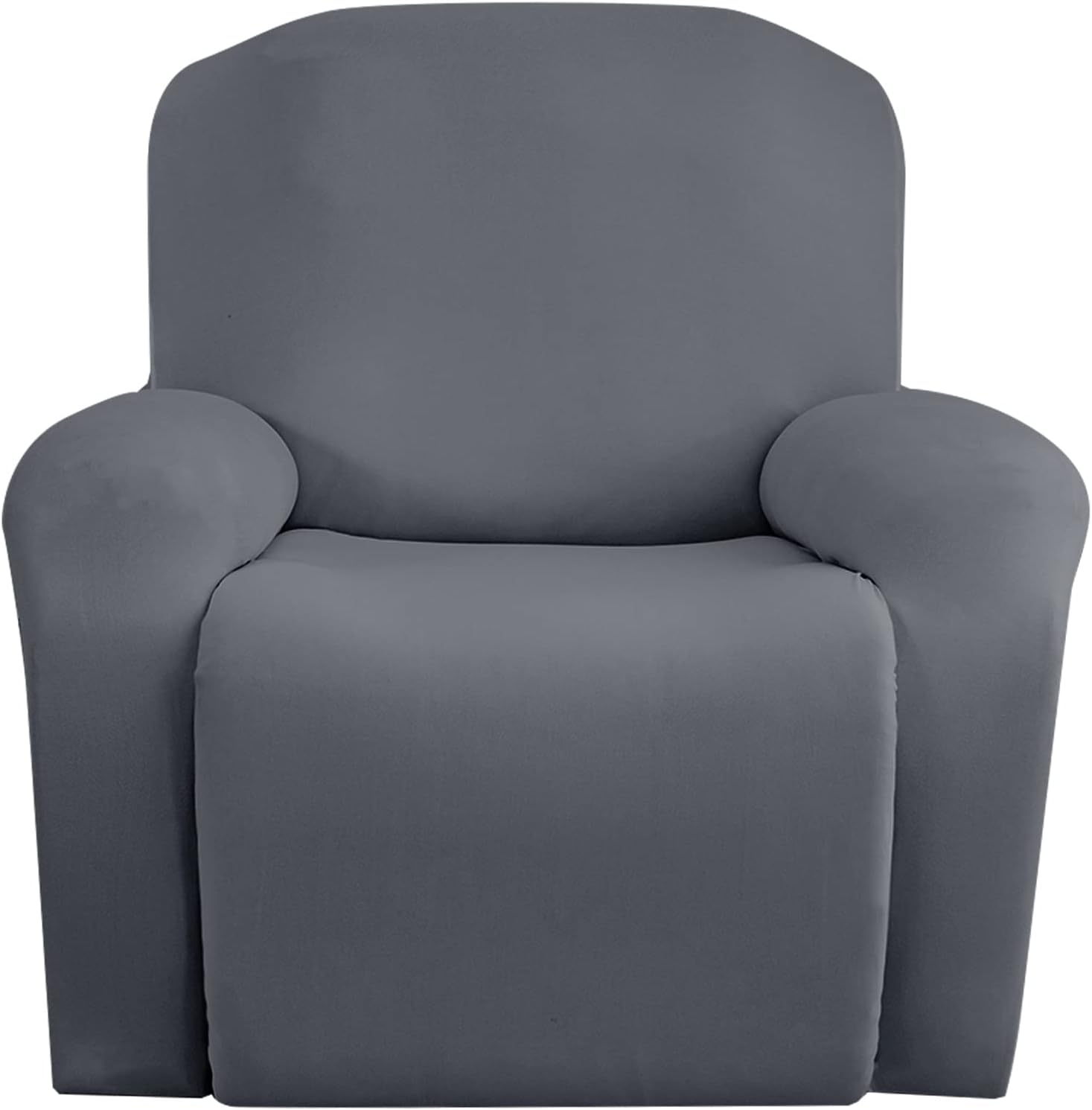 Jin Le Funda elástica para sillón reclinable de 4 piezas, funda para sofá reclinable de 1 plaza, funda protectora suave de muebles con parte