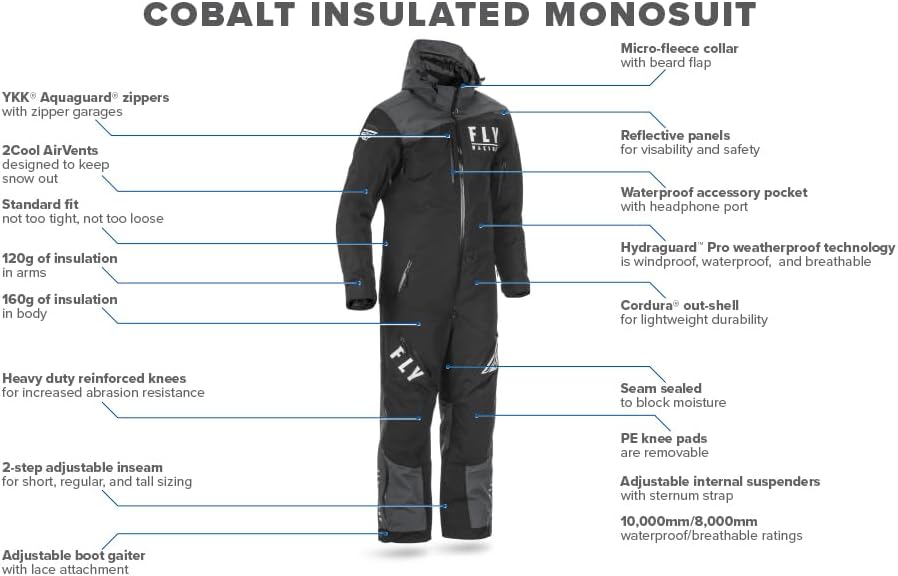 Fly Racing MONOSUIT DE COBALTO AISLADO