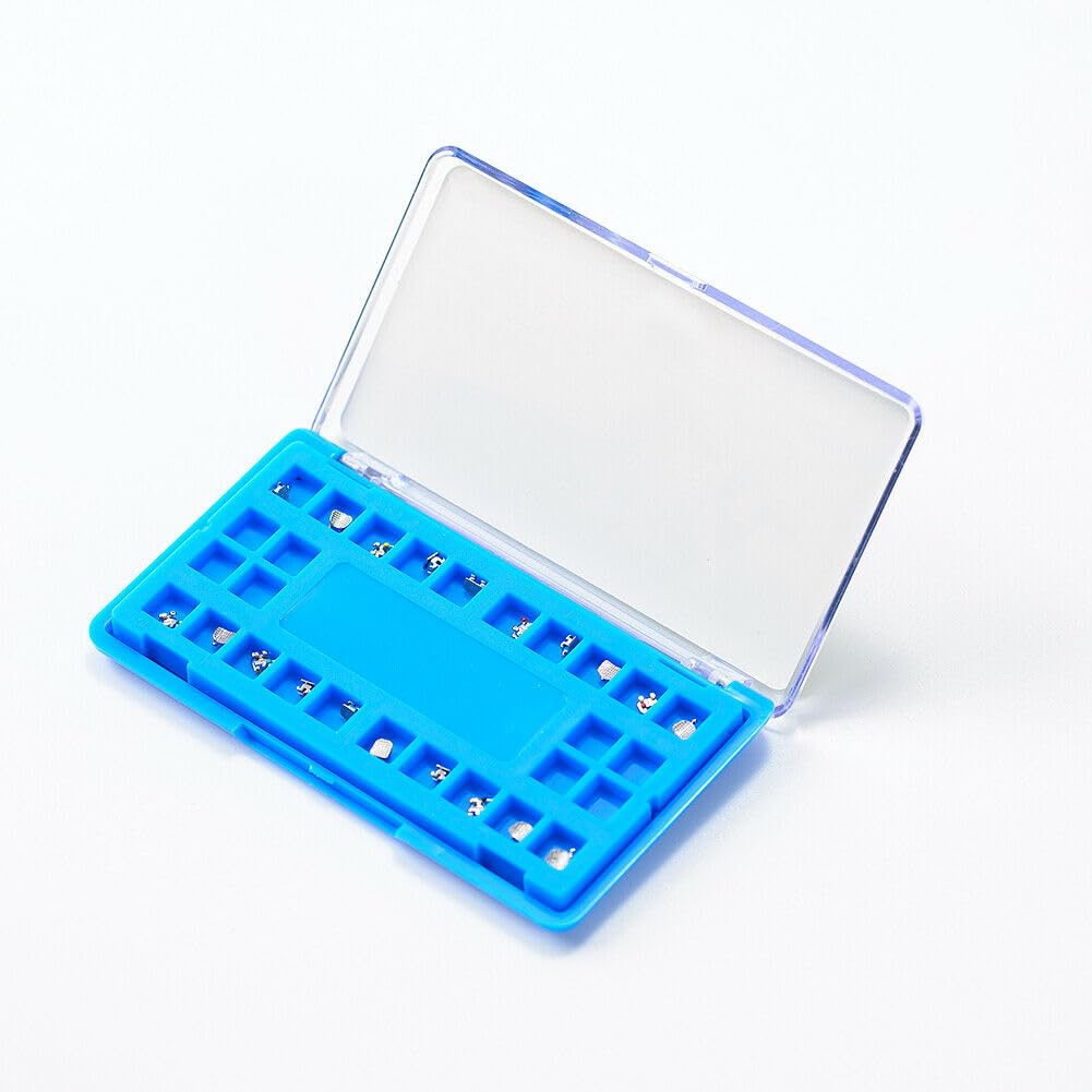 EASYTODENTA Soportes dentales de metal de ortodoncia mini soporte de dientes (ROTH 022 3.4.5 con ganchos)