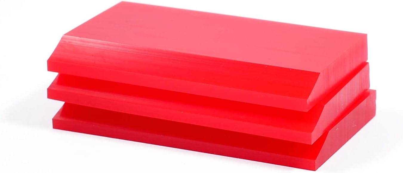 Escobilla de goma extra pequeña de 2 pulgadas, flexible y suave, no raya, para limpieza de impresión 3D de resina, limpieza de cristales traseros de