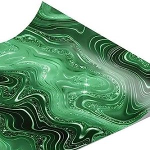 Rwraps – Rollo de película de vinilo mate Esmeralda con diseño de piedras preciosas esmeralda, 59 pulgadas x 3 pies, con tarjeta de aplicación, Rwraps – Rollo de película de vinilo mate Esmeralda con diseño de piedras preciosas esmeralda, 59 pulgadas x 3 pies, con tarjeta de aplicación,