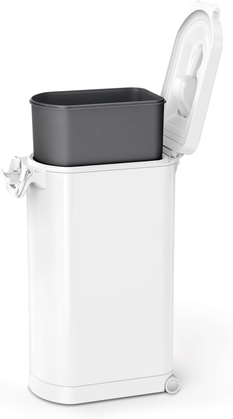 simplehuman Contenedor de almacenamiento de alimentos para mascotas, tamaño XL, de 35 litros, 40 libras  39.9 lbs, para alimentos para perros, gatos