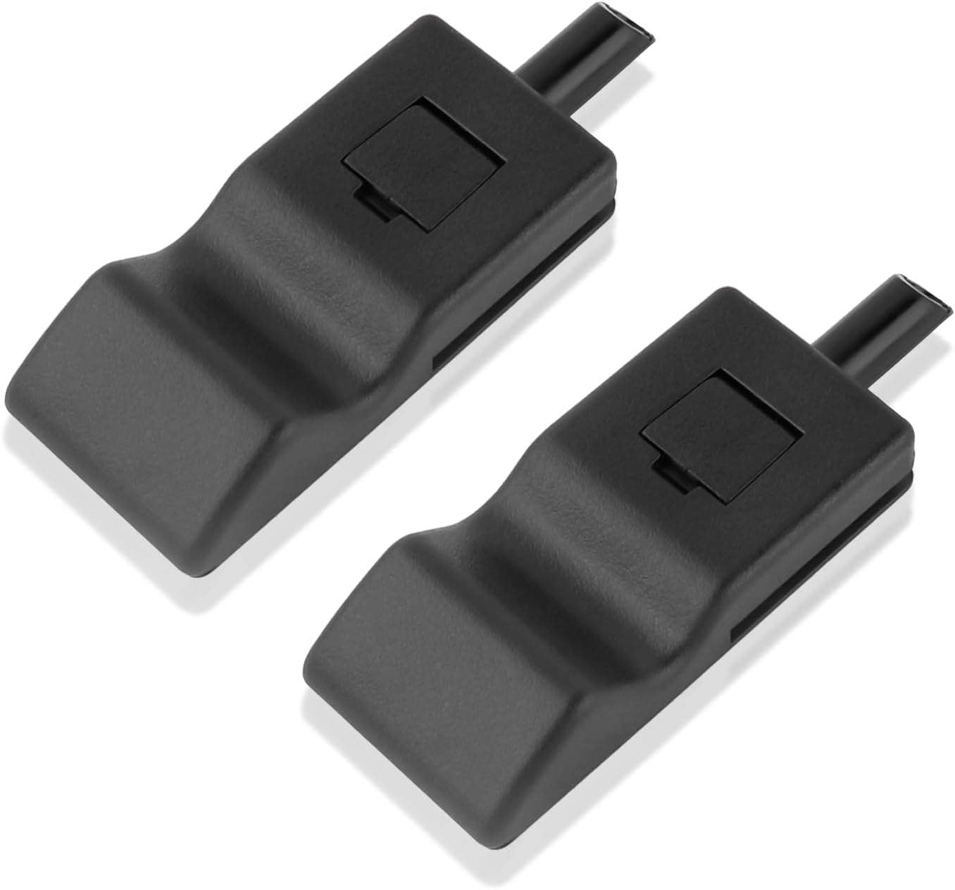 2 pomos de bloqueo de puerta de automóvil, hebilla interior para cerradura de puerta delantera o trasera de automóvil compatible con GMC Sierra