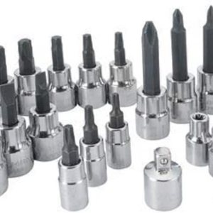 CRAFTSMAN Juego de llaves hexagonales y juego de llaves de vaso Torx, 25 piezas (CMMT99258) CRAFTSMAN Juego de llaves hexagonales y juego de llaves de vaso Torx, 25 piezas (CMMT99258)