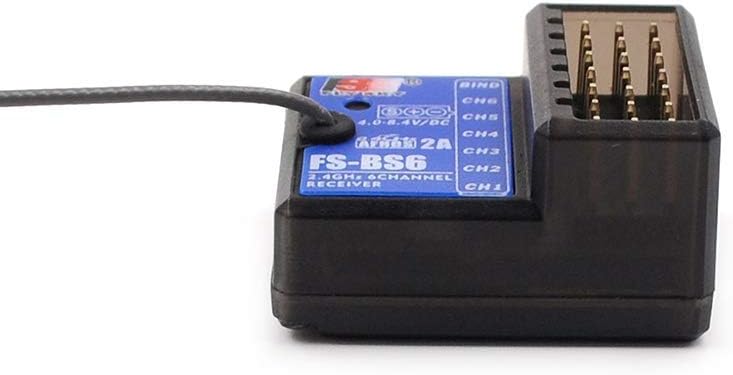 Flysky FS-BS6 Receptor 2.4Ghz 6CH AFHDS2 para Flysky FS-GT5 FS-IT4S Transmisor