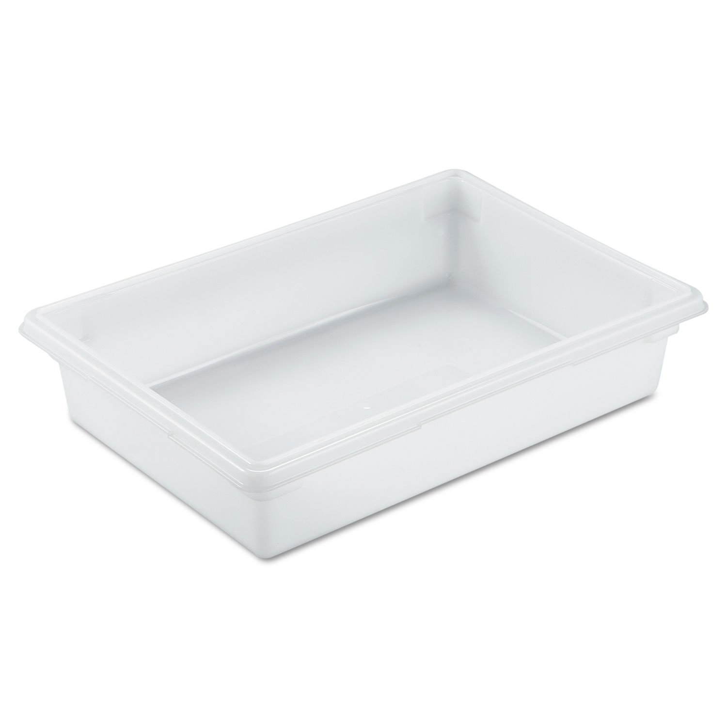Rubbermaid – Caja Tote para alimentos, producto comercial para restaurante, cocina y cafetería, 8.5 galones, blanco (FG350800WHT)