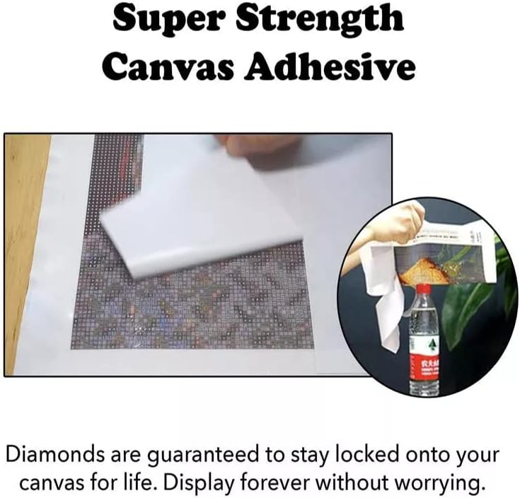 ZHANGBIN Kits de pintura de diamantes 5D para adultos y niños, BTS, kits de bordado de diamantes de perforación completa en punto de cruz, fotos de