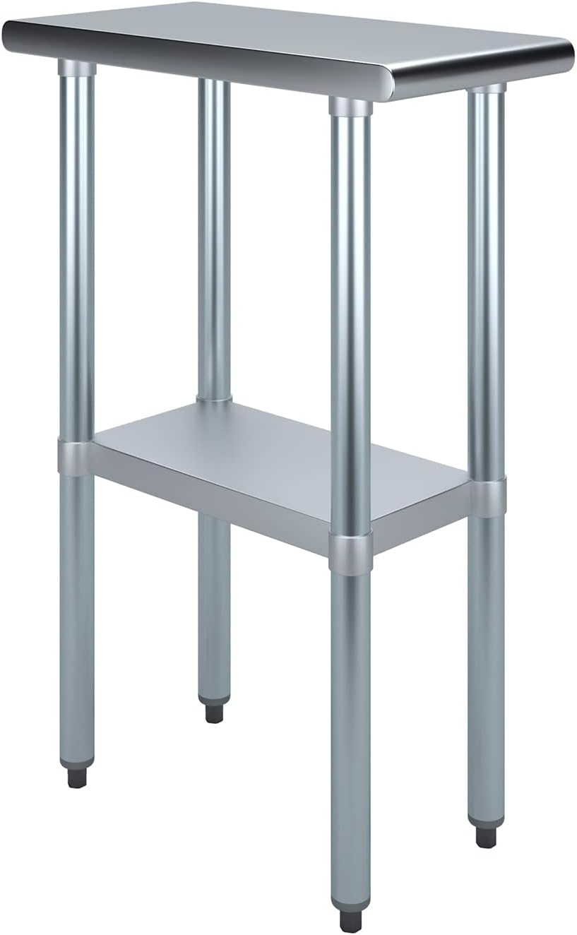 Mesa de trabajo de acero inoxidable, mesa de metal