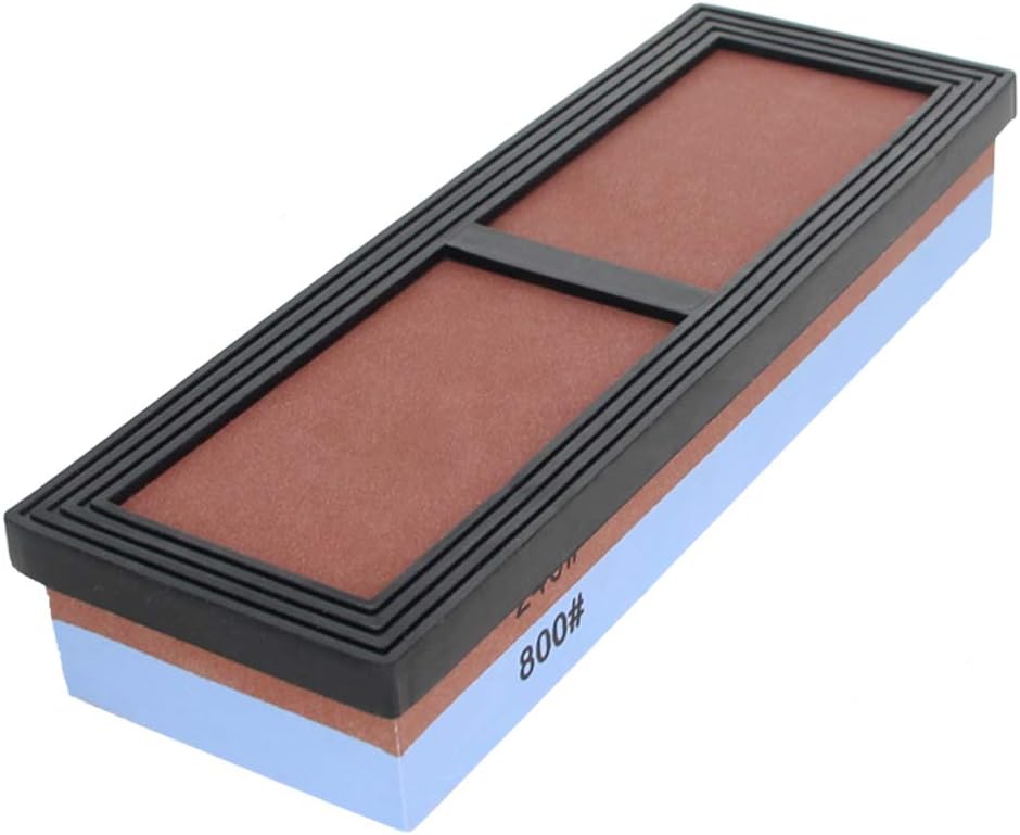 Utoolmart Whetstone Knives Sharpener Sharpening Stone Double-Sided 240800 Grit for Scissors Razors Knives Carving Tool 1Pc
