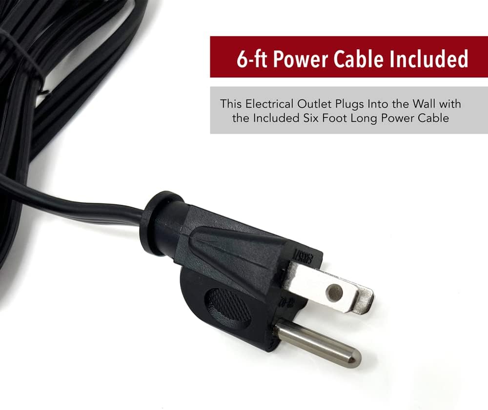 Stealth Kit de toma múltiple para cargar accesorios eléctricos y añadir energía dentro de cajas fuertes para armas y cajas fuertes para el hogar con