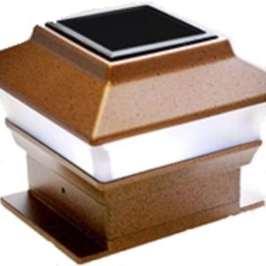 Paquete de 2 soportes cuadrados de plástico de cobre para postes de madera (postes de madera o compuestos deben ser más pequeños de 3-1316 pulgadas Paquete de 2 soportes cuadrados de plástico de cobre para postes de madera (postes de madera o compuestos deben ser más pequeños de 3-1316 pulgadas