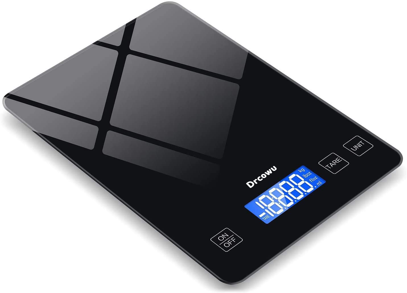 Drcowu – Báscula digital grande de cocina, báscula de cocina de 33.1 lbs para hornear, cocinar, Keto y preparación de comidas, báscula de peso de
