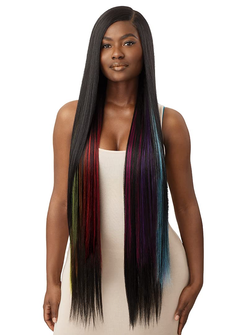 Outre Peluca de encaje frontal – Colorbomb – Miraj, (UL1BBLUE ANGEL)