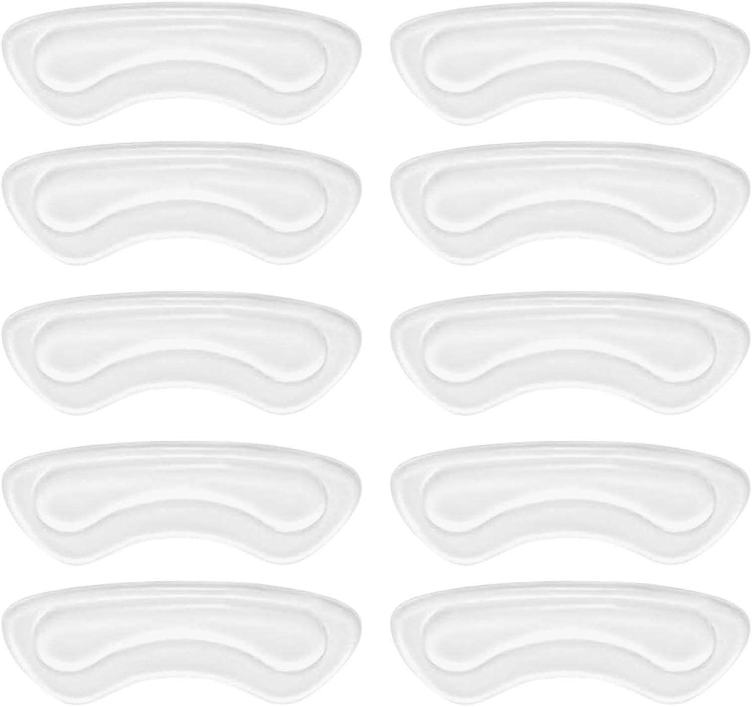 Empuñaduras de talón, inserciones transparentes para el talón de zapatos, almohadillas acolchadas para el talón para mujeres y hombres, zapatos