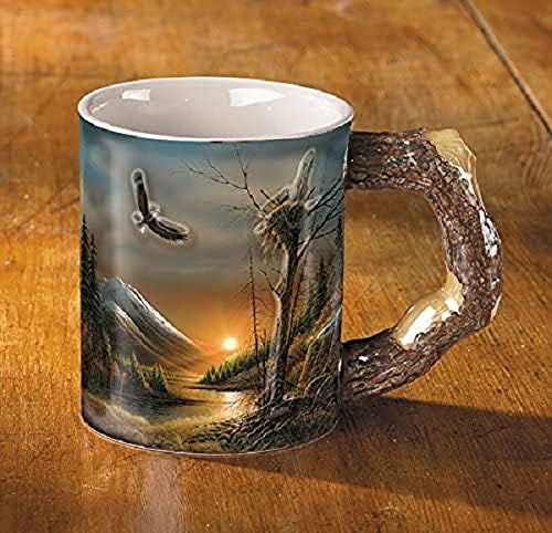 Taza esculpida Flying Free de Terry Redlin