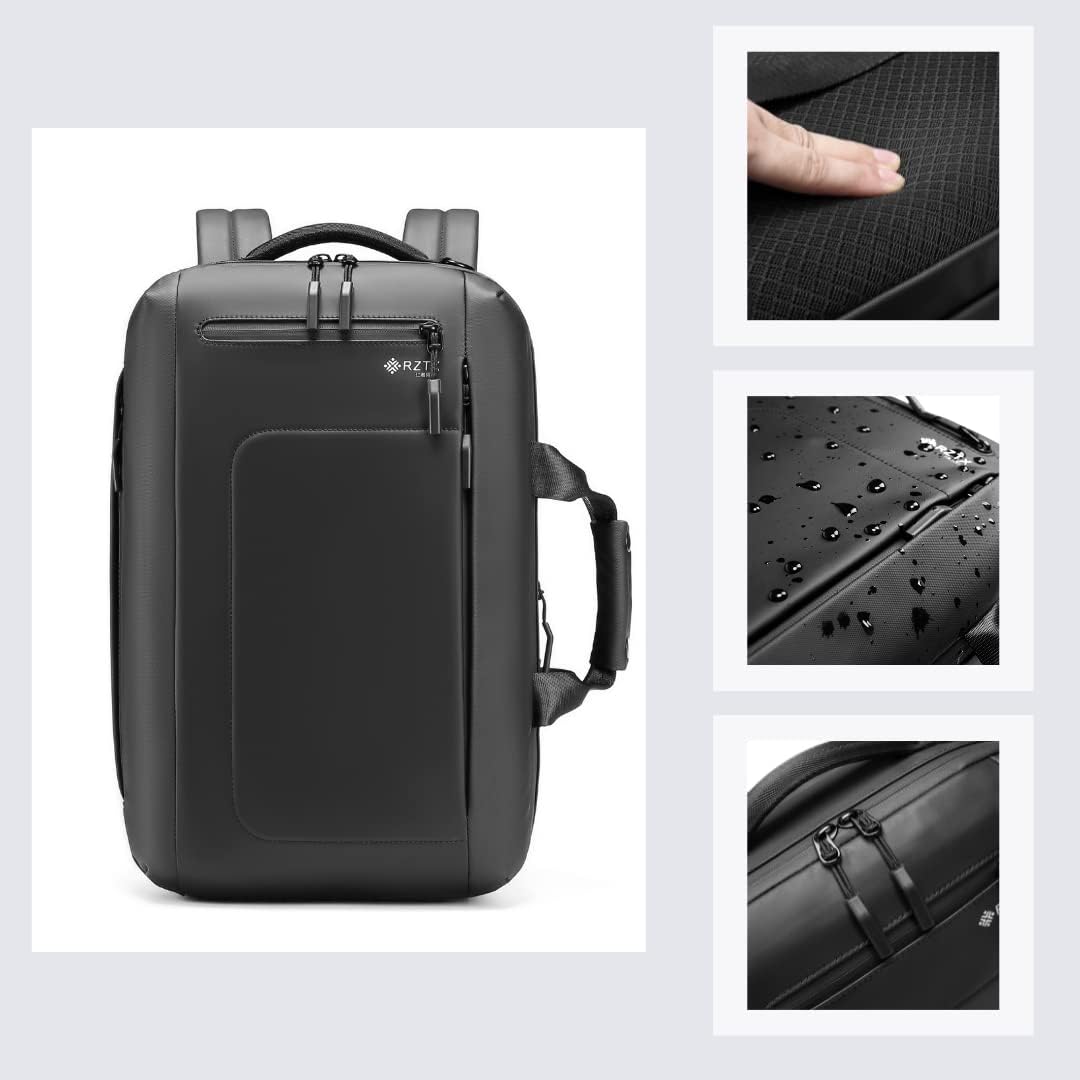 Business Smart – Mochila ligera profesional, extra grande aprobada para vuelos de 25 litros, resistente al agua, duradera, de 17 pulgadas, Negro -,