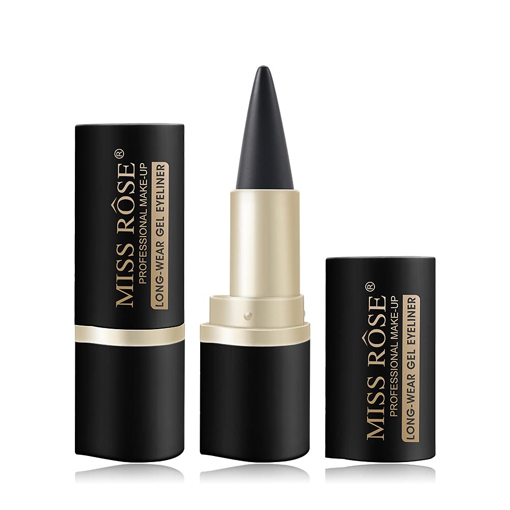 2PCS Profesional Preciso Árabe Aduanas Larga Desgaste Gel Negro Eyeliner Eye Liner Pen