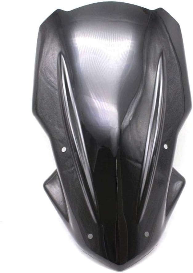 Parabrisas de motocicleta compatible con Kawasaki compatible con Ninja Z900 Z 900 ZR900 ZR 900 2017 2018 2019 parabrisas de motocicleta a prueba de