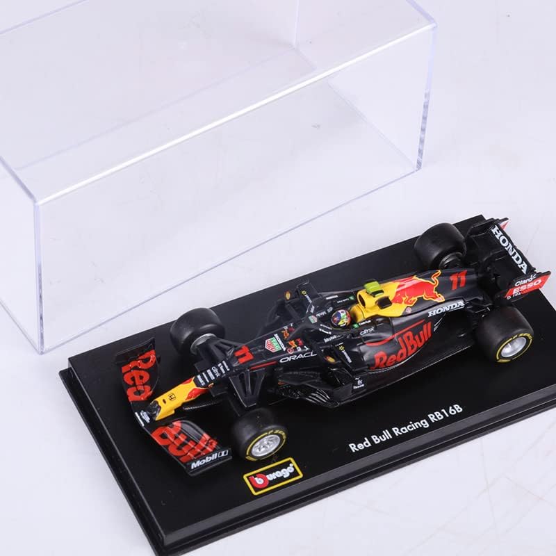 143 F1 RB16B Red Bull Racing Car 2021 NO.33 y 11 Aleación Vehículo de lujo fundido a presión Coches Modelo Colección de juguetes por Bburago 38056