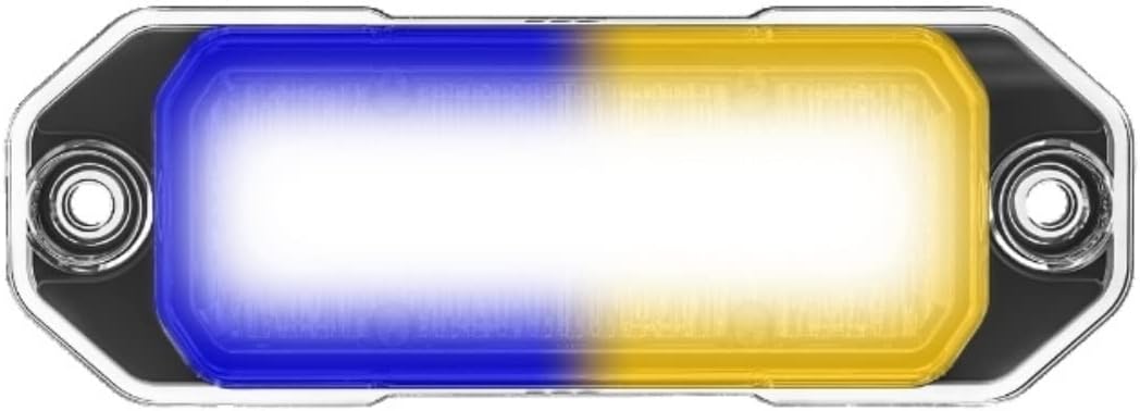 Luz Z-4 Tir estroboscópica, led de emergencia para montaje en superficie, foco de luz de advertencia, ultra delgada, ámbar azul