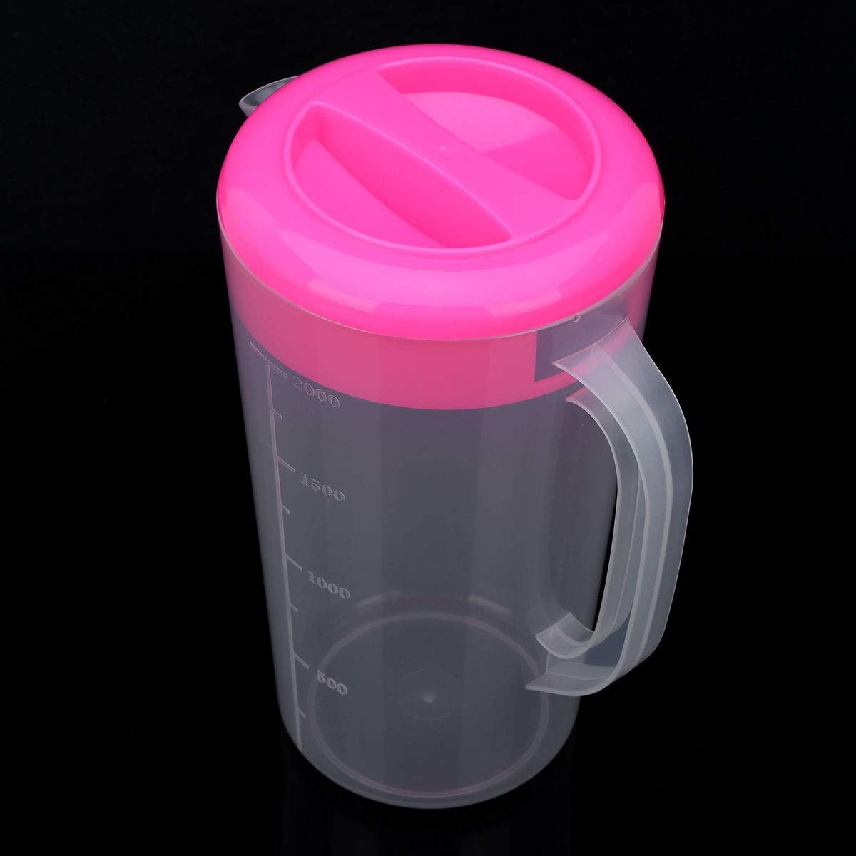 Plastic Straining gallon pitcher,Apto para lavavajillas Rosa 67.6fl oz