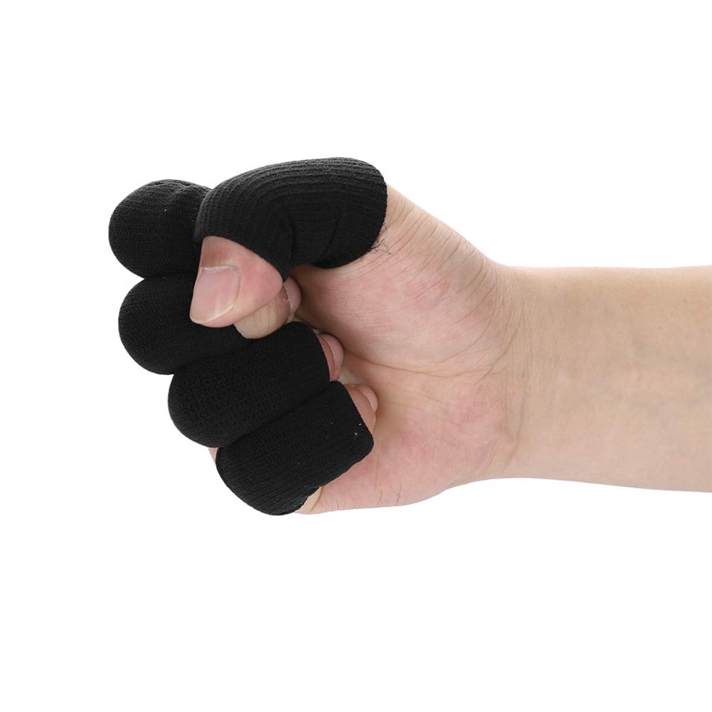 20 fundas elásticas para los dedos, soporte deportivo para pulgar, protector de artritis, cubierta transpirable para dedos gatillo, grietas,