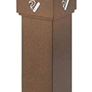 Bote de basura Stainless Steel Outdoor Ashtray Vertical Cigarette Butt Column Fixed Hotel Outdoor Trash Can with Ashtray Out Smoke Head Tube Bote de basura Stainless Steel Outdoor Ashtray Vertical Cigarette Butt Column Fixed Hotel Outdoor Trash Can with Ashtray Out Smoke Head Tube