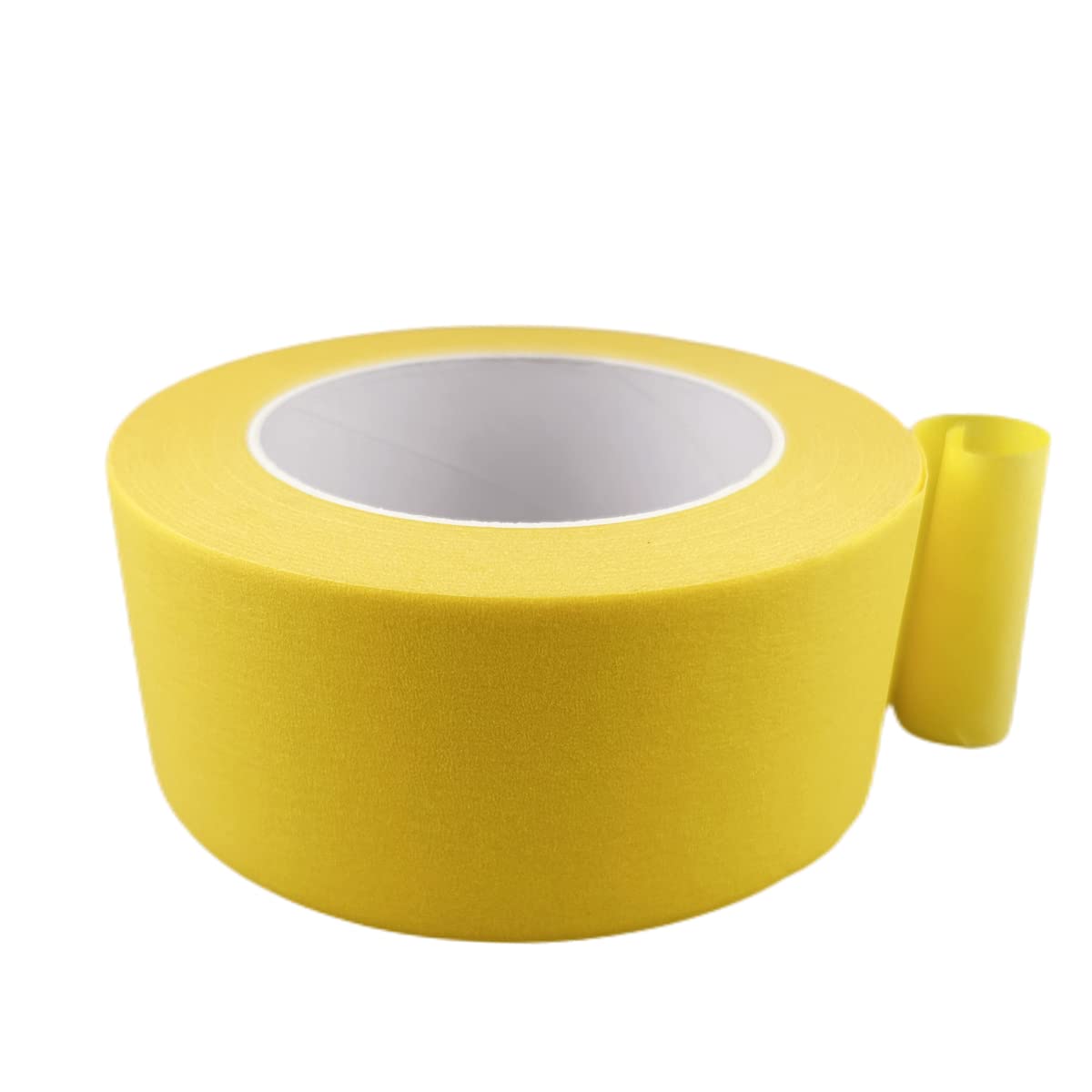 Cinta adhesiva amarilla de 2 pulgadas de ancho, cinta amarilla para pintores para el hogar, oficina, papelería escolar, manualidades, etiquetado (2