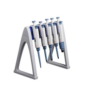 Soporte de pipeta de laboratorio, estable sosteniendo hasta 6 pipetas, soporte de pipeta lineal útil para laboratorio Soporte de pipeta de laboratorio, estable sosteniendo hasta 6 pipetas, soporte de pipeta lineal útil para laboratorio