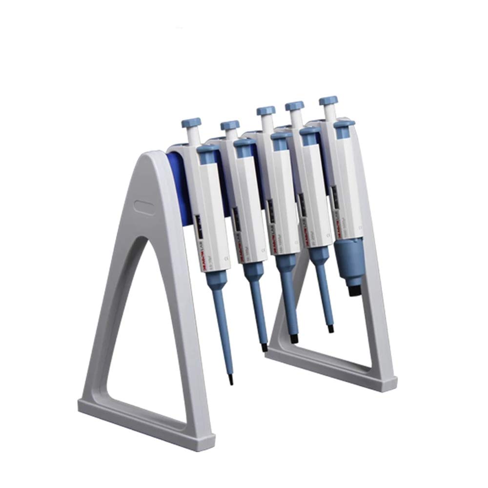 Soporte de pipeta de laboratorio, estable sosteniendo hasta 6 pipetas, soporte de pipeta lineal útil para laboratorio