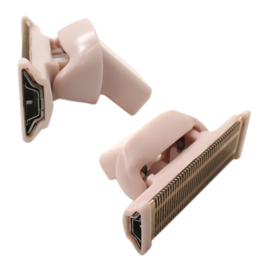 Paquete de 2 cabezales de repuesto para cuchillas de repuesto para cuchillas de repuesto Finish Touch Flawless Nu Razor, oro rosa