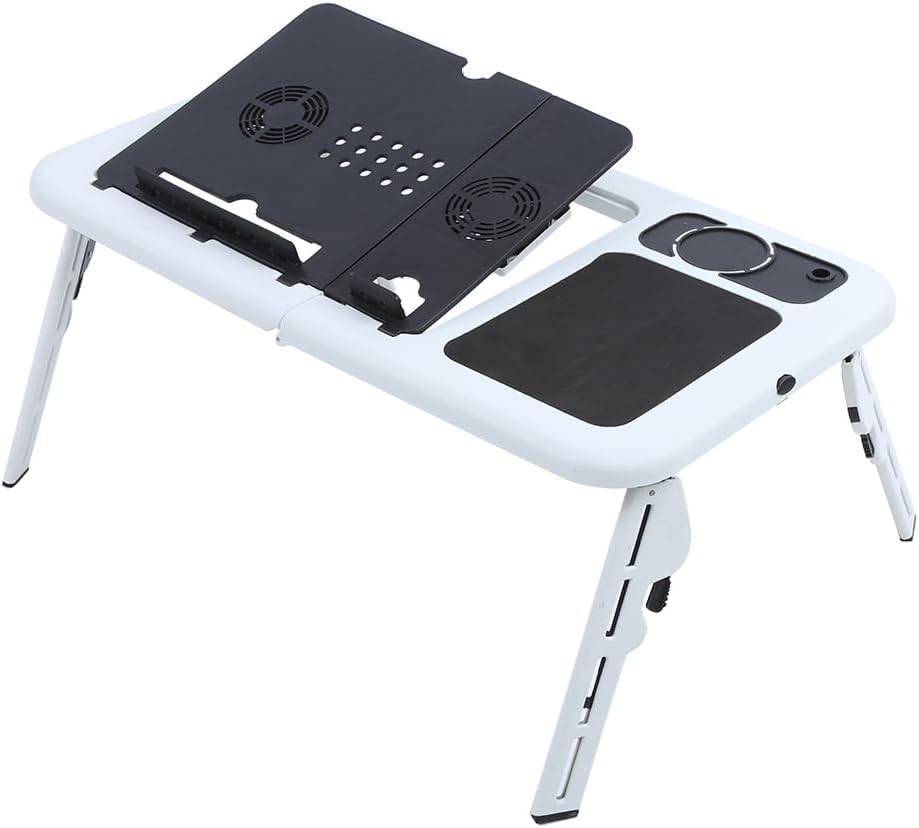 Escritorio para computadora portátil para cama, escritorio de regazo para laptop, escritorio de computadora portátil para cama, escritorio de