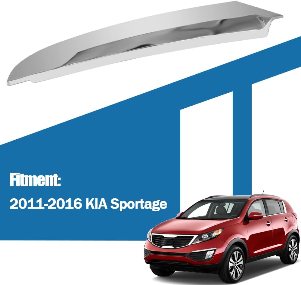 Moldeo de embellecimiento del pilar C de la puerta trasera izquierda se adapta a KIA Sportage 2011-2016 reemplaza 83270-3W010 (cromo trasero