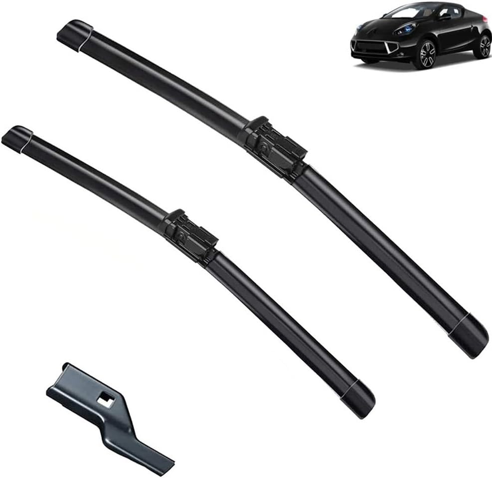Wiper Front Car Wiper Blades Compatible with Renault Wind 2010-2013 Windshield Windscreen Front Window Accessories 24″+16″ (Color  Right Steering24