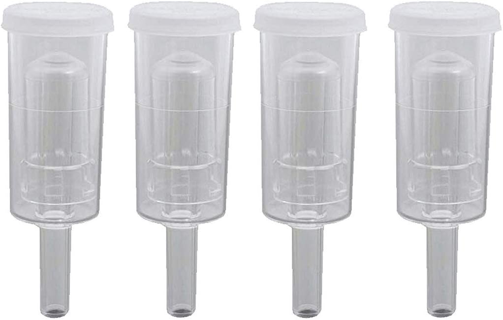 Cerradura de aire casera simple de 4 piezas con tapa de fermentación de cerveza Fabricación de vino Twin Bubble Grommet Airlocks