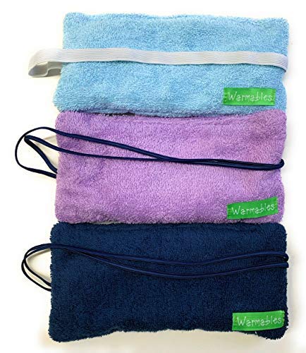 Warmables Almohada para ojos de semillas de cerezo – Compresión caliente calentada para ojos irritados secos, relajación. Húmeda sin necesidad de