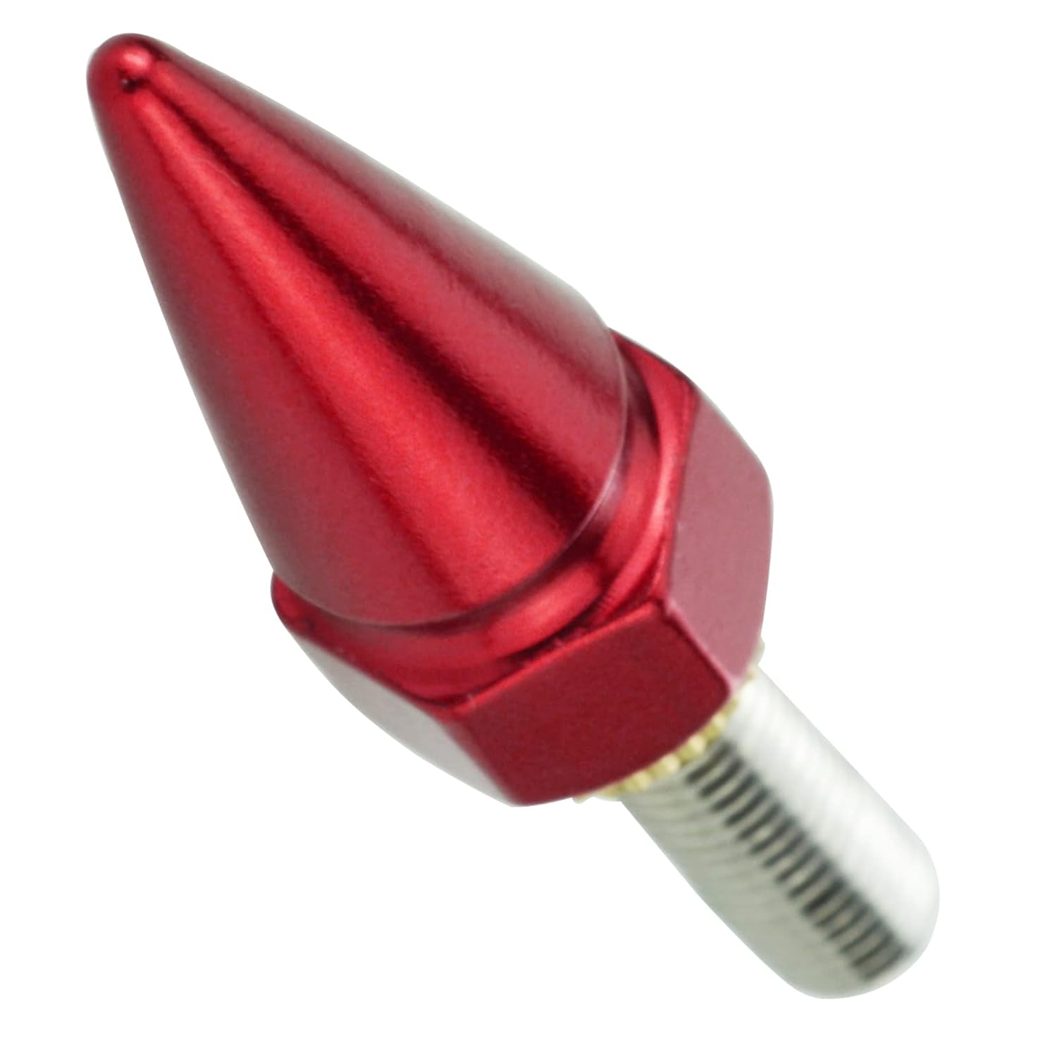 Arenbel Spike – Kit de tornillos para placa de matrícula de motocicleta, marco de automóvil, tuercas para vehículos, motocicletas, camiones, SUV, 4