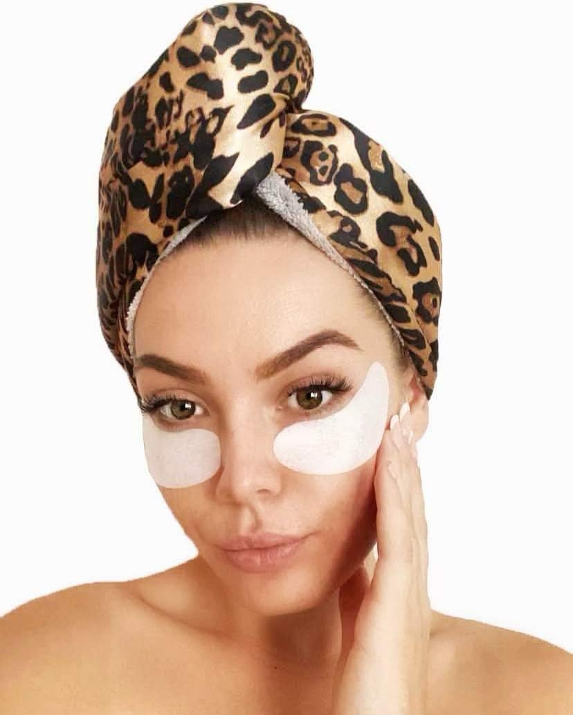 ARIADNI – Turbante de toalla para el pelo, microfibra de bambú, seda, secado rápido, toalla para el cabello, súper absorbente, ligera, seca con