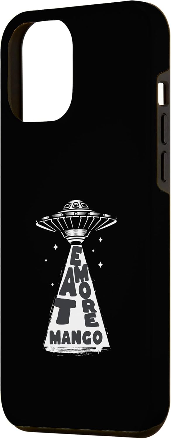 iPhone 14 Pro Max UFO Alien Abduction Vintage Eat More mango Vintage Case