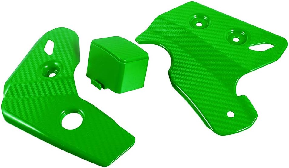 Protector de marco de motocicleta parachoques cubierta protectora Accesorios de carenado para KLX250 1993-2016 para D-TrackerX 1998-2016 (verde)
