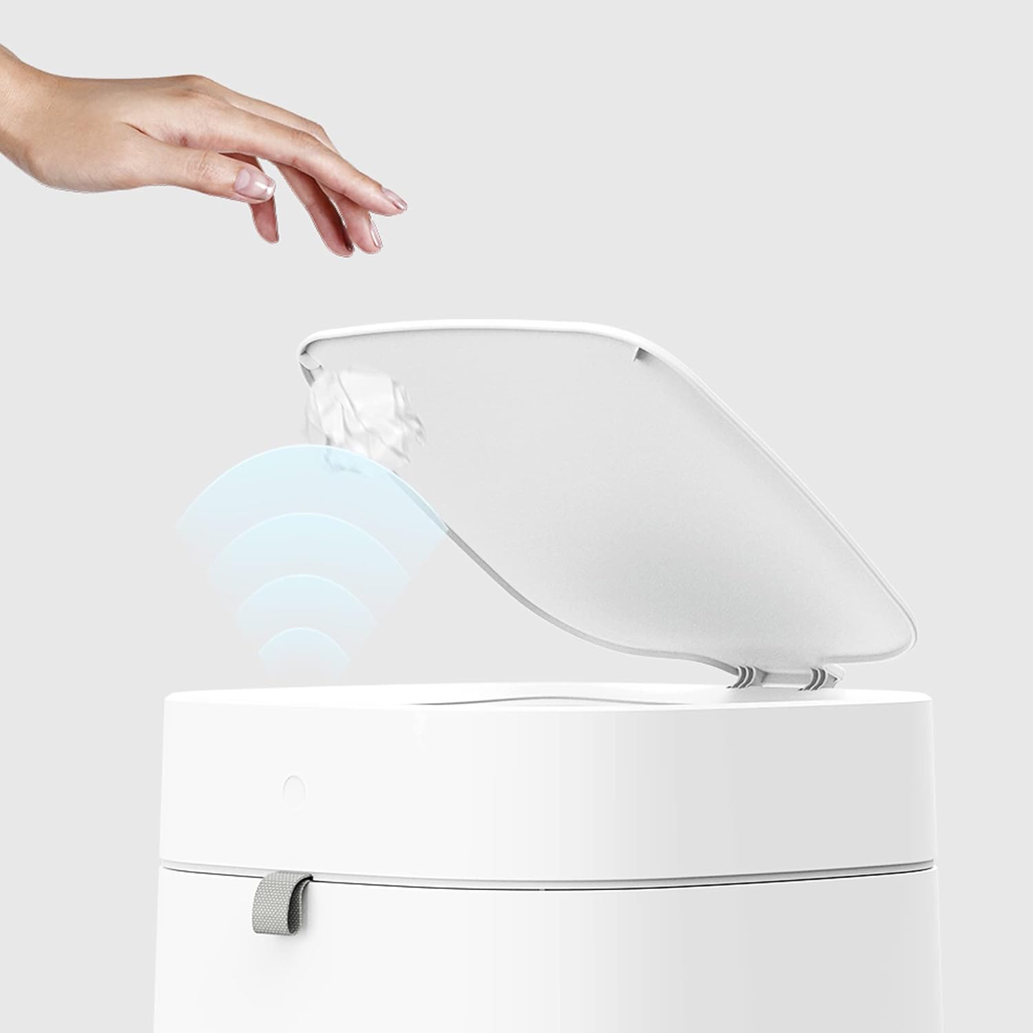 TOWNEW T Air X White – Cubo de basura inteligente de 3.5 galones, cubo para pañales, autosellado, activado por movimiento, recargable, pequeño