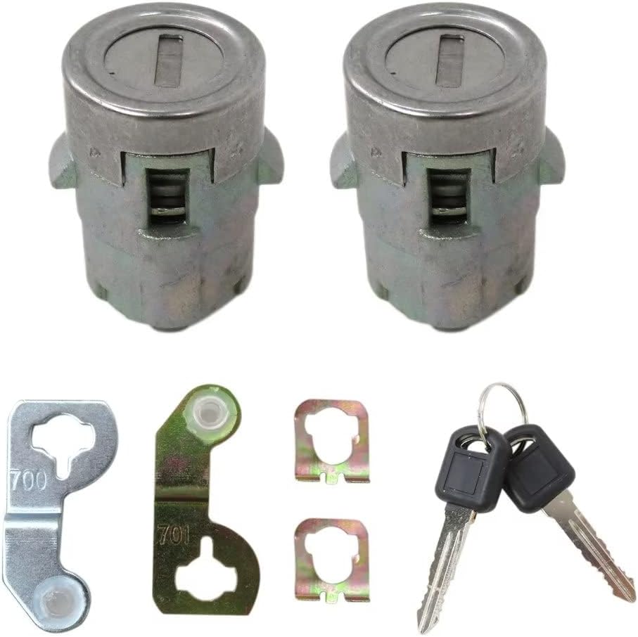 15298924 Cilindro de cerradura de puerta con kits de llaves para 2004 Chevrolet Trailblazer LS Sport Utility 4-Door 4.2L 256Cu. en. l6 GAS DOHC